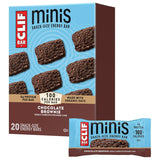 CLIF BAR Minis Chocolate Brownie – Portable Snack-Size Energy Bars for Hiking Trails and Camping, 0.99 oz Resealable 20-Pack