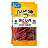 Tillamook Country Smoker Zero Sugar Smoked Sausage Sticks – Keto Snack for Low-Carb Wellness Routine, 9g Protein Pantry Pack