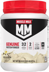 Muscle Milk Lean Muscle Vanilla Creme Protein Powder – Post-Workout Recovery Shake for Lean Muscle Wellness
