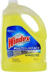 Windex Disinfectant Multisurface Cleaner Refill – Office and Conference Room Streak-Free Glass Care, 1 Gallon Citrus Scent