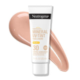 Neutrogena Purescreen+ Mineral UV Tint Face Liquid Tinted Sunscreen – Morning Self-Care Ritual, Broad Spectrum SPF 30 with Vitamin E