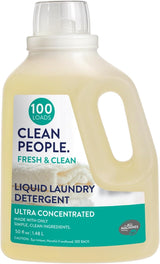 The Clean People Laundry Detergent - Fragrance Free Bed Linen Care, Ultra Concentrated for Mindful Nightly Routines