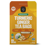 FGO Organic Turmeric Ginger Tea – Anti-Inflammatory Daily Ritual for Morning Wellness Routines
