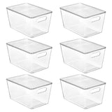 Vtopmart Large Stackable Bins – Spa-Style Bathroom Organizer, Calm and Curated