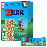 Zbar Iced Oatmeal Cookie – Soft-Baked Granola Bars for School Lunchboxes, Organic Kids Snacks with 12g Whole Grains (18 Pack)