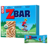 CLIF Kid Zbar Iced Oatmeal Cookie Soft-Baked Snack Bars for Kids School Lunchbox, 6 Pack Individually Wrapped