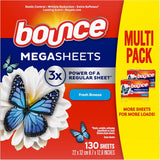 Bounce Mega Dryer Sheets for Home Office Laundry Room – Fresh Breeze Scent That Sets a Focused Background Atmosphere