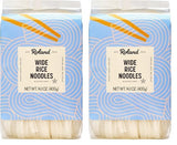 Roland Foods Wide Rice Noodles – Gentle on Sensitive Stomachs, 100% Rice Flour Noodle for Restorative Pho and Healing Soups