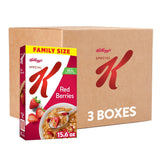 Kellogg's Special K Red Berries Cereal – Whole Grain Wellness Breakfast for the Home Pantry, Fiber-Rich Morning Bowl