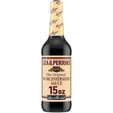 Lea & Perrins Original Worcestershire Sauce, 15 fl oz Bottle – Clean-Label, Gluten-Free Marinade for Wholesome Weeknight Dinners