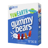 YumEarth Organic Gummy Bears – Kids Snack Pack for School Lunches, Allergy Friendly Candy