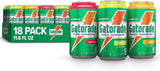 Gatorade Thirst Quencher Variety Pack – Camping and Tailgate Hydration, 18-Pack of 11.6 oz Aluminum Cans