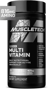 MuscleTech Platinum Multivitamin - Daily Wellness Ritual for Active Adults, 90 Capsules