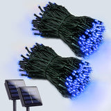 Lumimuse Solar String Lights – Thoughtful Housewarming Gift for Her and Him, 200 LED 8 Mode Patio Decor with Zero Electricity Cost
