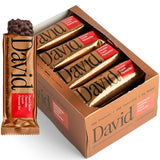 David Bronze High Protein Bars - Peanut Butter Chocolate Crunch - 0g Sugar Keto Snack for Nightly Wind-Down and Self-Care Routine, Pack of 12