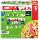 Bumble Bee Chunk Light Tuna in Water – Shelf Stable Protein for Camping, Hiking Packs, and Road Trip Coolers, 5 oz Cans