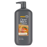 Dove Men+Care Mango + Cedarwood Body and Face Wash – Practical Birthday Gift for Husband, 2-Pack 30 oz Bottles