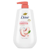 Dove Body Wash White Peach & Rice Milk – Evening Wind-Down Shower Ritual for Lotion-Soft Skin