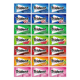 Trident Sugar-Free Chewing Gum Variety Pack – Thoughtful Birthday Gift for Her, 21 Individually Wrapped Packs