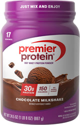 Premier Protein Powder – Chocolate Milkshake Whey Isolate for Post-Workout Recovery, Self-Care Shake Ritual at Home