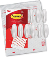 Command Medium Designer Hooks for Bedroom Walls and Closet Doors, Decorative Hanging for Hats Bags and Scarves