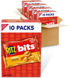 RITZ Bits Cheese Sandwich Crackers – School Lunchbox Snack for Kids, 40 Single-Serve Packs