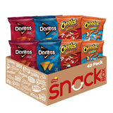 Frito-Lay Doritos & Cheetos Mix Variety Pack – Kids' School Lunch Box Snack, 40 Single-Serve Bags
