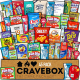 CRAVEBOX Snack Box Variety Pack – Ready-to-Give Birthday Gift Basket for Her, Him, Mom, and Friends
