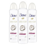 Dove Advanced Care Caring Coconut Dry Spray Antiperspirant – 48-Hour Post-Shower Self-Care Ritual for Sensitive Underarm Skin