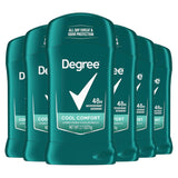Degree Men Cool Comfort Antiperspirant – Office Deodorant for All-Day Meeting Confidence, 2.7 oz, 6 Pack
