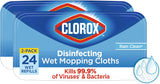 Clorox Disinfecting Wet Mop Pads – Flameless, Bleach-Free Floor Sanitizing for Family Homes