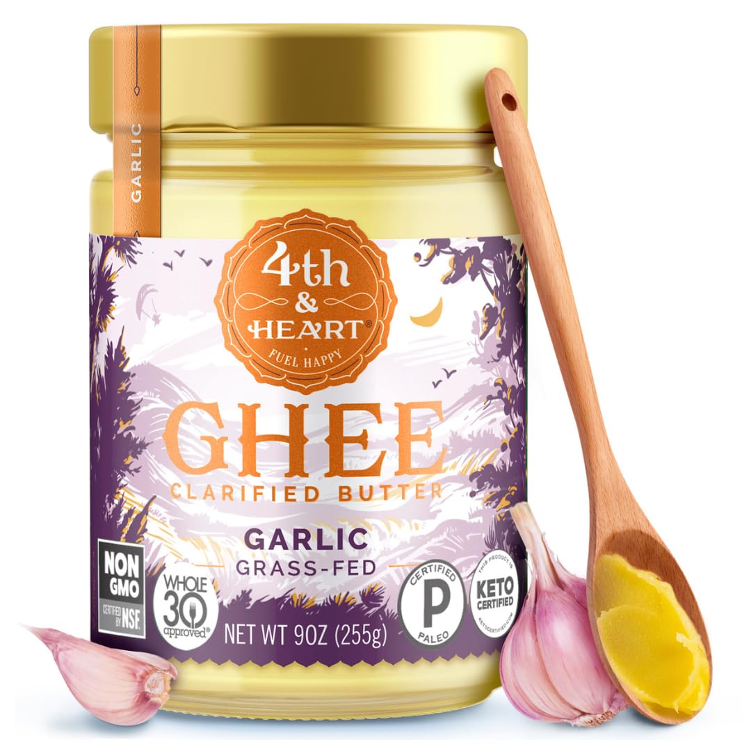 4th & Heart California Garlic Ghee – Thoughtful Housewarming Gift for the Home Cook