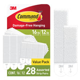 Command Picture Hanging Strips – Damage-Free Frame Hanger for Living Room Gallery Wall, 56 Strips for Bedroom Decor