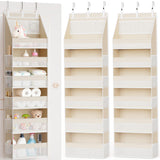 Criusia Hanging Closet Organizer – Aesthetic Living Room and Bedroom Accent with 19 Tidy Storage Slots