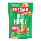 Emerald Nuts Hot Honey Cashews – Sweet & Spicy Lunchbox Snack for Kids, 5oz Resealable Pouch