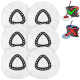 Microfiber Spin Mop Refill for O-Cedar – Versatile Heads for Outdoor Patio and Garage Floor Washing