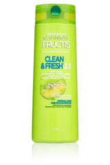 Garnier Fructis Energizing 2-in-1 Shampoo & Conditioner – Grapefruit & B-Vitamins for Daily Self-Care Rituals
