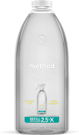 Method Daily Shower Cleaner Refill – Eucalyptus Mint Spa Wind-Down for Primary Bathroom Nightly Ritual