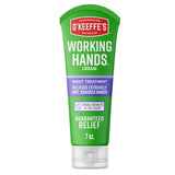 O'Keeffe's Working Hands Night Treatment – Bedtime Hand Repair Ritual for Cracked Skin, 7 oz Tube
