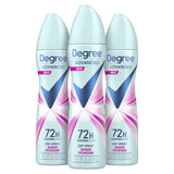 Degree Advanced Dry Spray Antiperspirant – 72-Hour Nightly Freshness Ritual for Active Women, Sheer Powder 3.8 oz Pack of 3