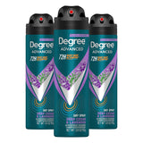 Degree Men Deep Cedar & Lavender Dry Spray Antiperspirant – 72-Hour Odor Defense for Post-Workout and Morning Self-Care Routines