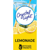 Crystal Light Lemonade Powdered Drink Mix – 5-Calorie Sugar-Free Hydration for Mindful Daily Wellness Routines