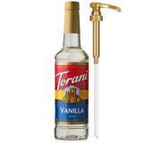 Torani Vanilla Syrup with Pump – Allergen-Free Flavoring for the Mindful Home Coffee Ritual