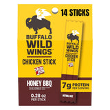 Slim Jim Buffalo Wild Wings Honey BBQ Chicken Sticks – Father's Day Snack Gift Basket for Dad, 14-Count Box