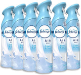Febreze Air Mist Air Freshener Spray – Wind-Down Ritual for Bedroom and Bath, Linen & Sky Scent 8.1oz Pack of 6
