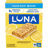LUNA Bar LemonZest Gluten Free Snack Bar – Mindful Afternoon Pick-Me-Up for Self-Care Routines