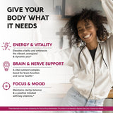 NUTRAHARMONY Organic B-Complex Liquid Drops – Daily Morning Wellness Ritual for Plant-Based Energy Support
