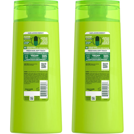 infused with grapefruit extract and vitamins b3 and b6 for scalp energizing and hair strengthening