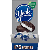 YORK Dark Chocolate Peppermint Patties Bulk Candy – Valentine's Day Gift Box for Her, 175 Individually Wrapped Pieces