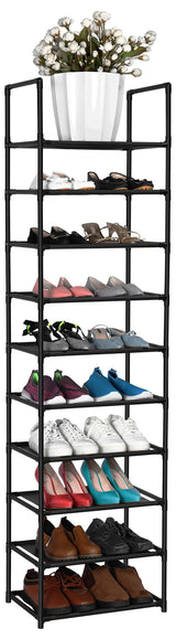 FIDUCIAL HOME 10 Tier Shoe Rack – Quick Access Storage That Speeds Up Your Morning Routine